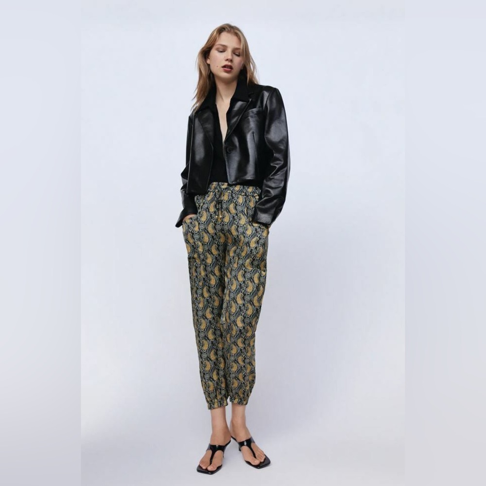 Zara | Printed Trousers